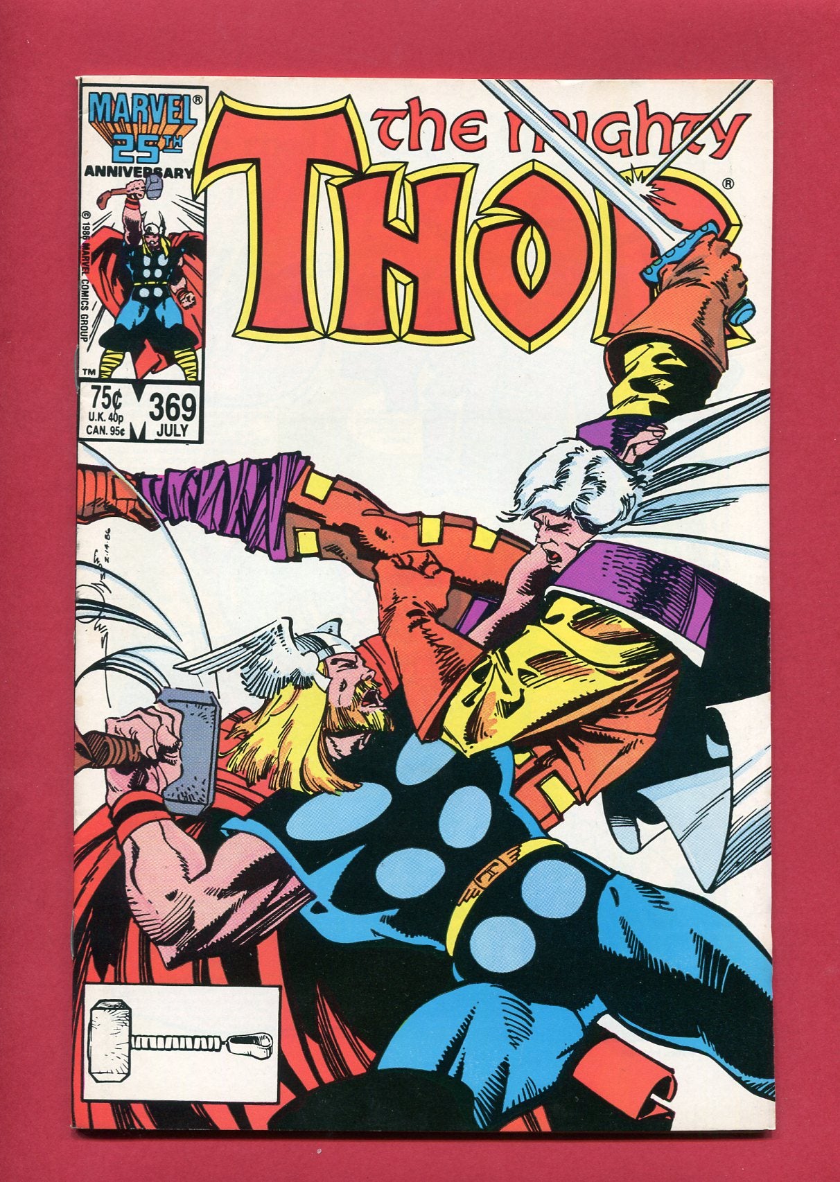Thor #369 (Jul 1986), 8.5 VF+