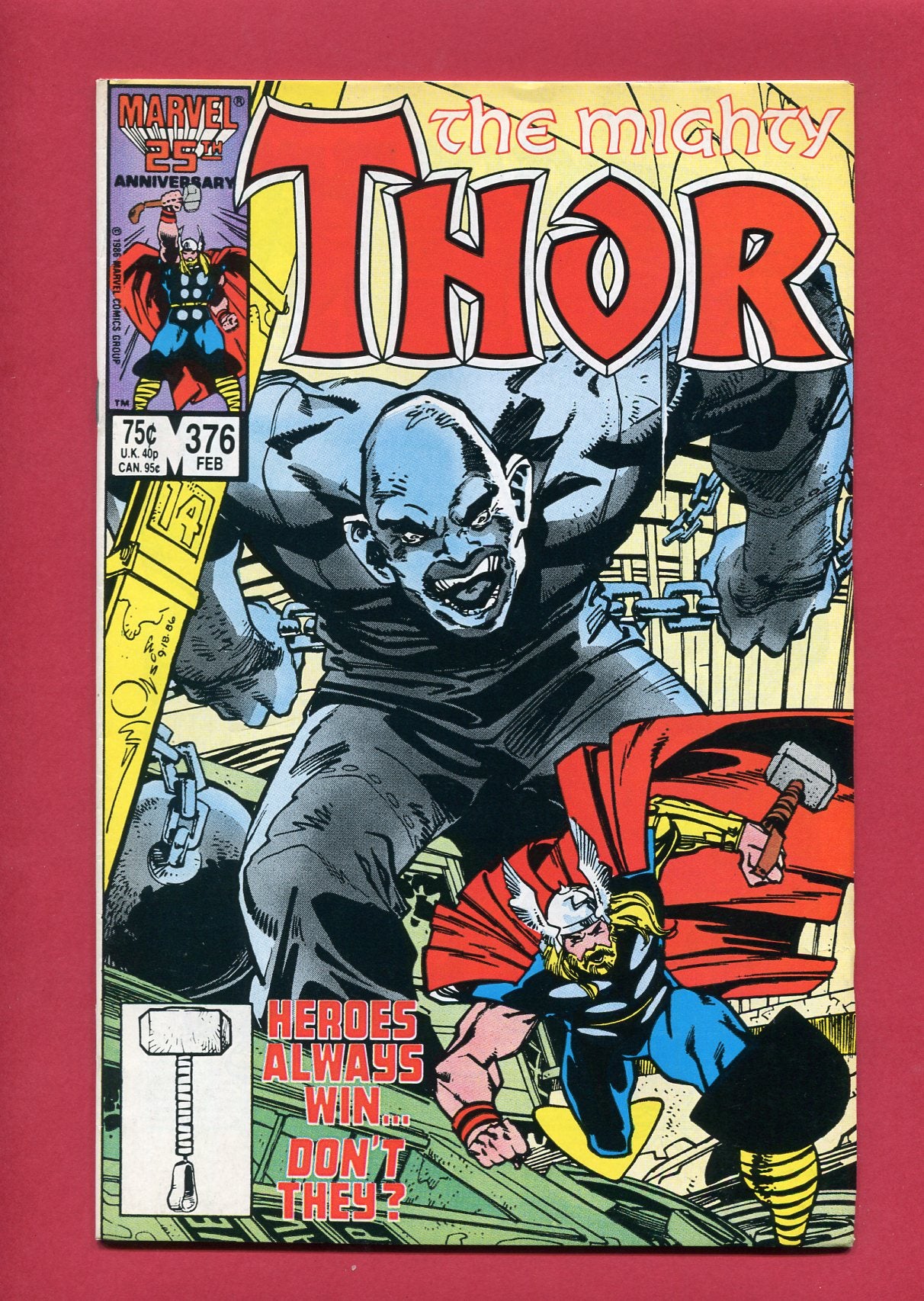 Thor #376 (Feb 1987), 8.0 VF