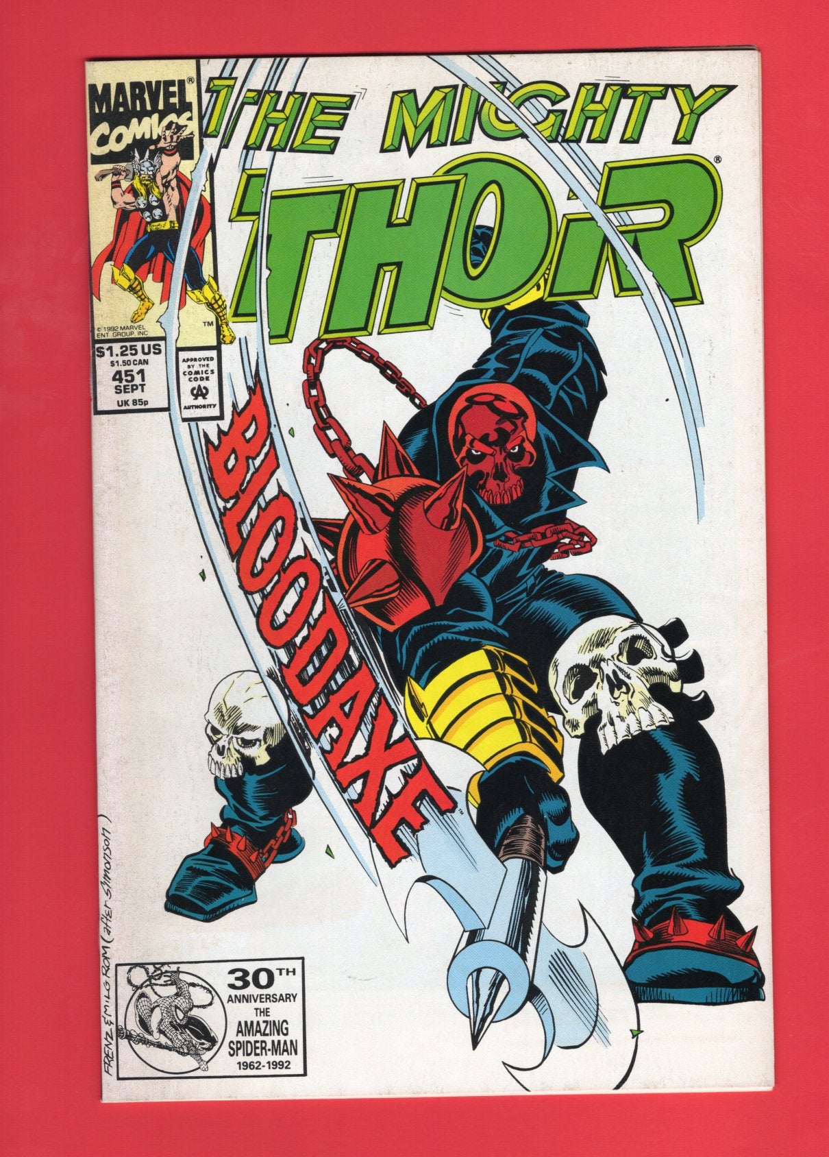 Thor #451 (Sep 1992) 8.0 VF