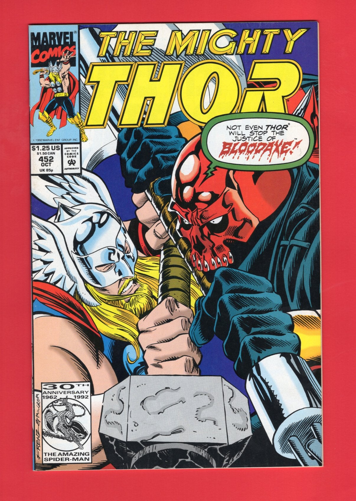 Thor #452 (Oct 1992) 8.0 VF