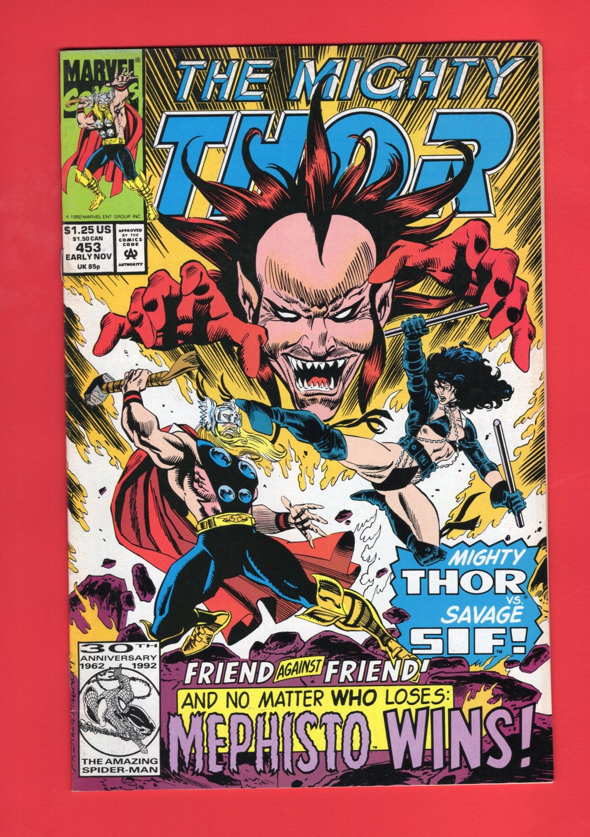 Thor #453 (Nov 1992) 8.0 VF
