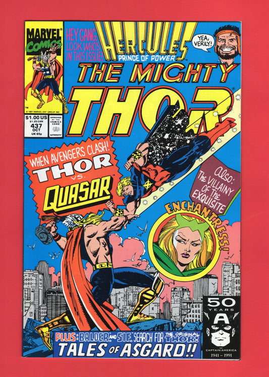 Thor #437 (Oct 1991) 8.0 VF