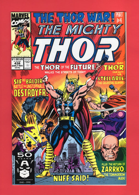 Thor #438 (Nov 1991) 8.5 VF+