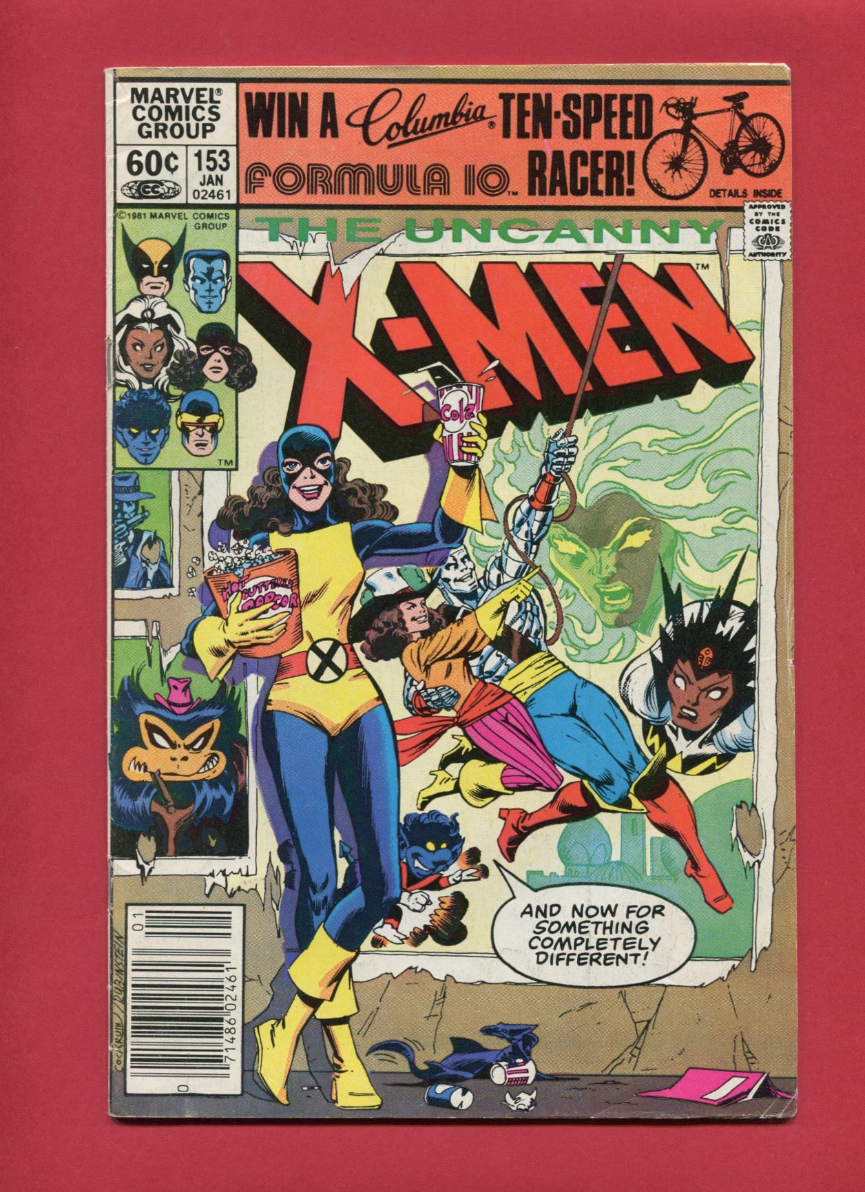 Uncanny X-Men #153 (Jan 1982), 6.0 FN Newsstand