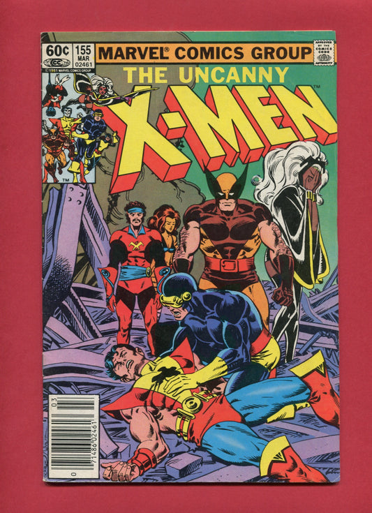Uncanny X-Men #155 (Mar 1982), 6.5 FN+