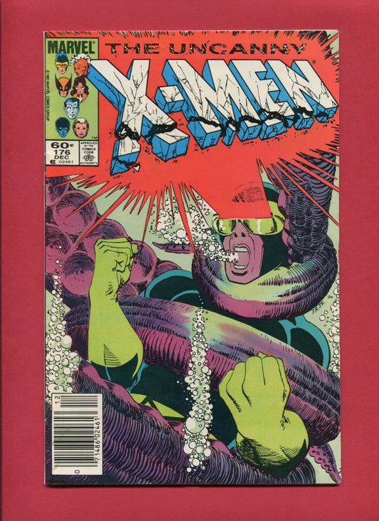 Uncanny X-Men #176 (Dec 1983), 8.0 VF Newsstand