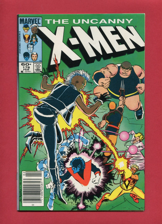 Uncanny X-Men #178 (Feb 1984), 8.0 VF Newsstand