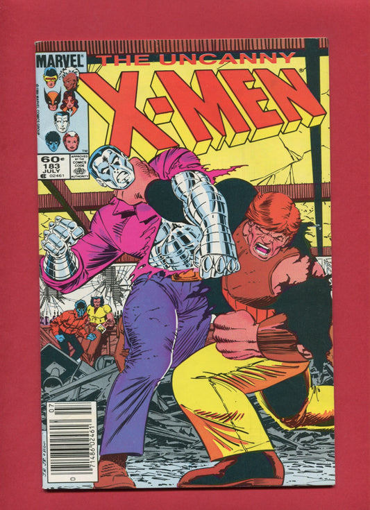 Uncanny X-Men #183 (Jul 1984), 8.5 VF+ Newsstand