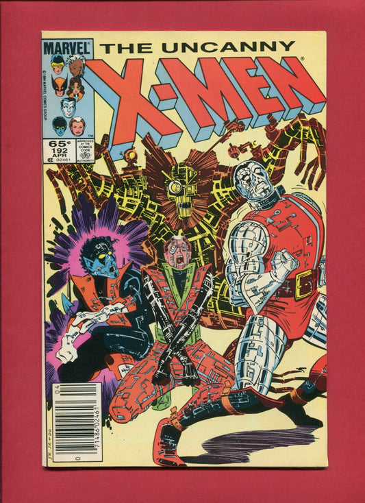 Uncanny X-Men #192 (Apr 1985), 8.0 VF