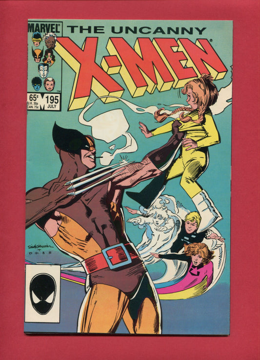 Uncanny X-Men #195 (Jul 1985), 7.5 VF-