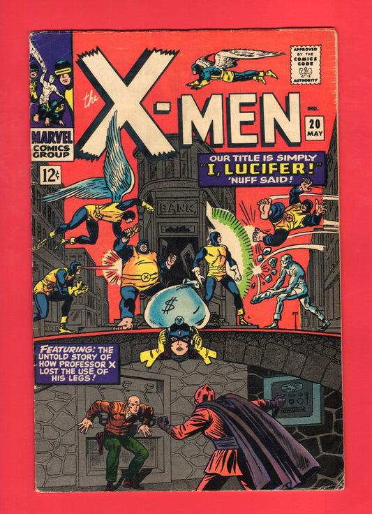 X-Men #20 (May 1966) 4.5 VG+