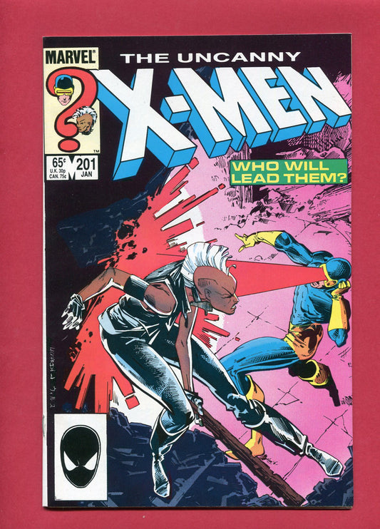 Uncanny X-Men #201 (Jan 1986), 8.5 VF+