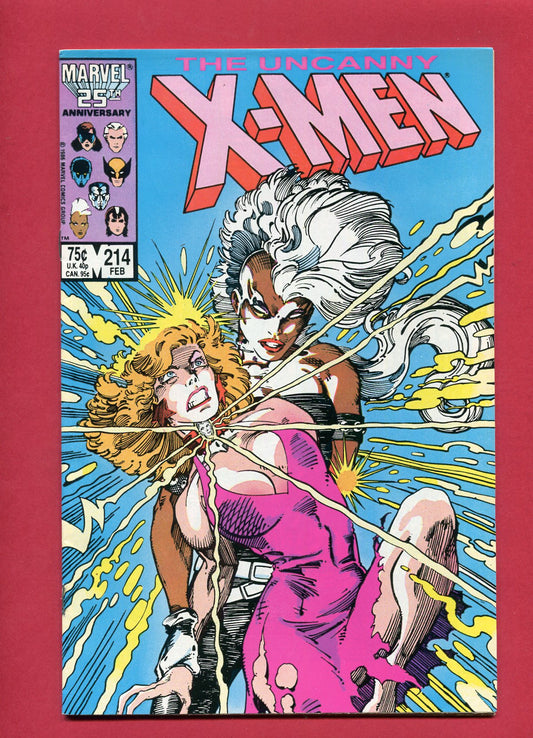 Uncanny X-Men #214 (Feb 1987), 8.5 VF+