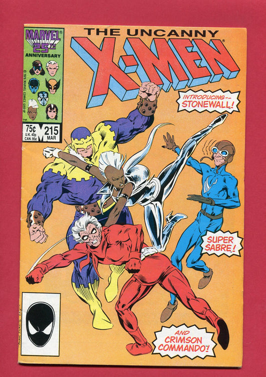 Uncanny X-Men #215 (Mar 1987), 6.0 FN