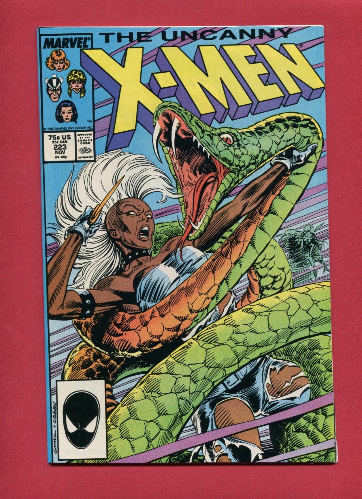 Uncanny X-Men #223 (Nov 1987), 9.2 NM-