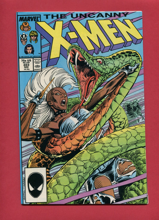 Uncanny X-Men #223 (Nov 1987), 9.2 NM-
