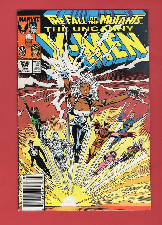 Uncanny X-Men #227 (Mar 1988), 5.5 FN- Newsstand