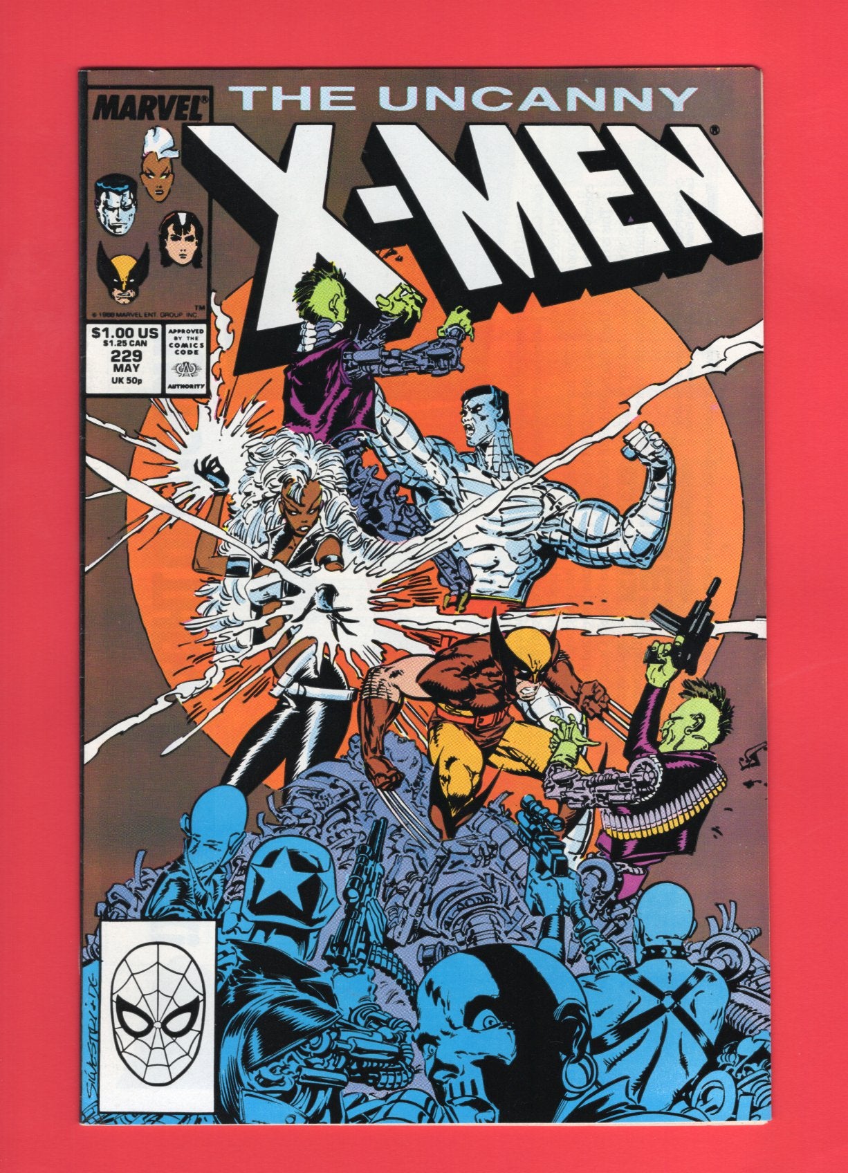 Uncanny X-Men #229 (May 1988) 8.5 VF+