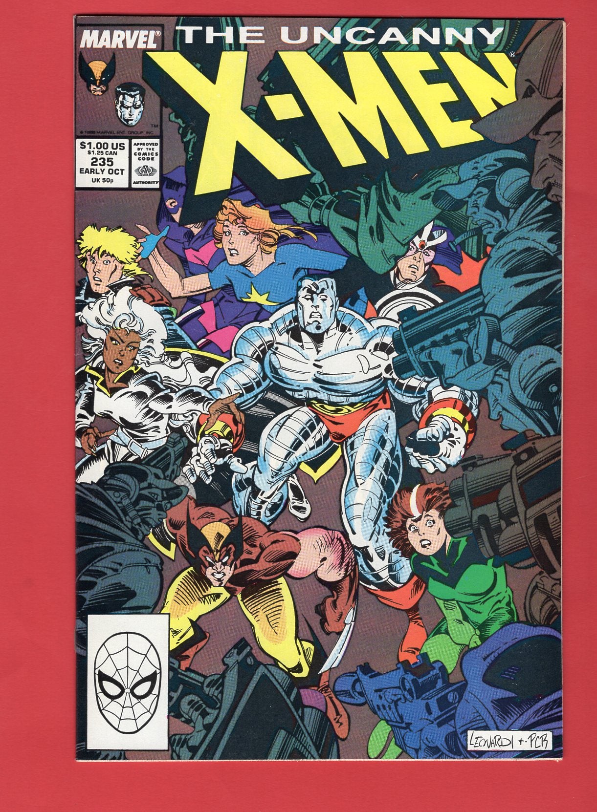 Uncanny X-Men #235 (Oct 1988), 8.5 VF+