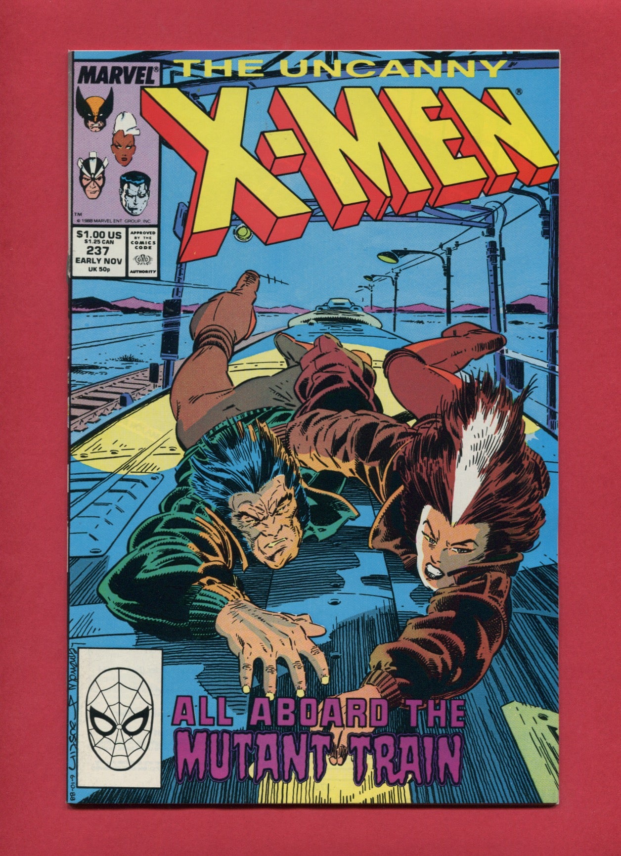 Uncanny X-Men #237 (Nov 1988), 9.2 NM-