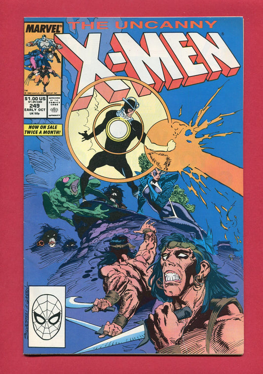Uncanny X-Men #249 (Oct 1989), 6.5 FN+