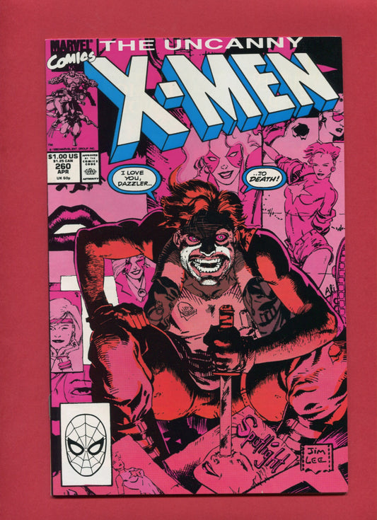 Uncanny X-Men #260 (Apr 1990), 9.2 NM-