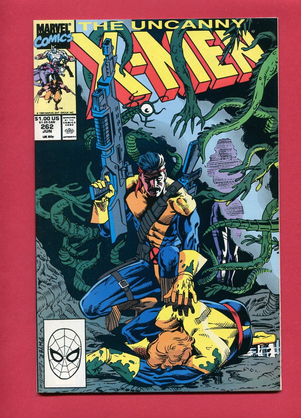 Uncanny X-Men #262 (Jun 1990), 9.2 NM-