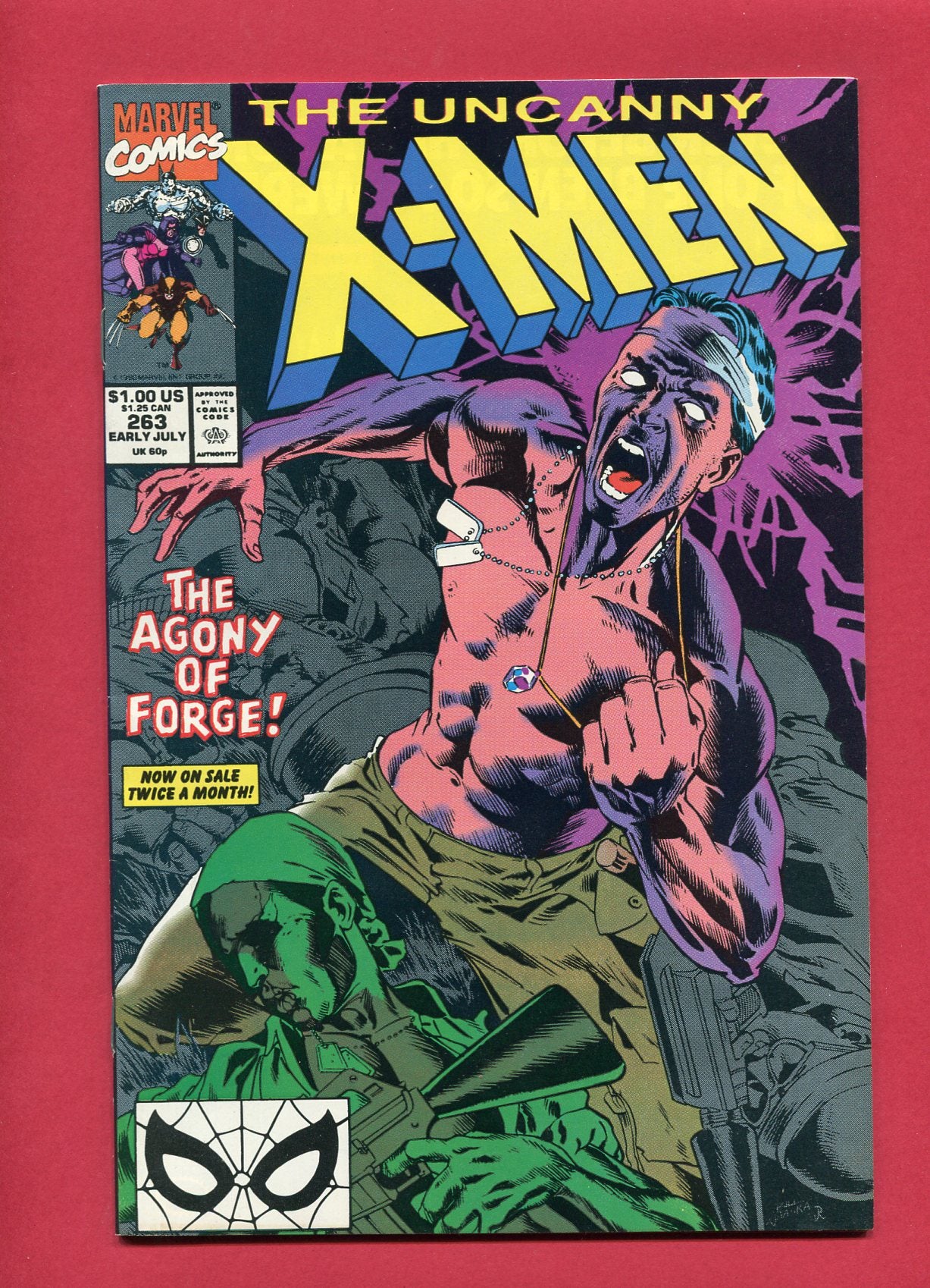 Uncanny X-Men #263 (Jul 1990), 7.5 VF-