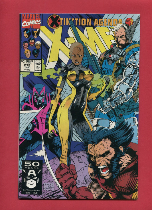 Uncanny X-Men #272 (Jan 1991), 9.2 NM-