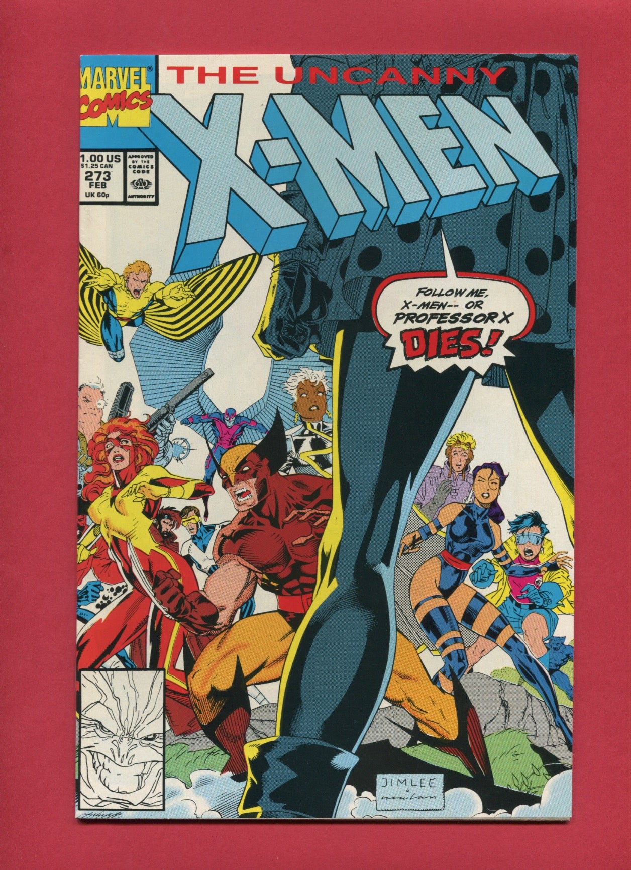Uncanny X-Men #273 (Feb 1991), 9.2 NM-