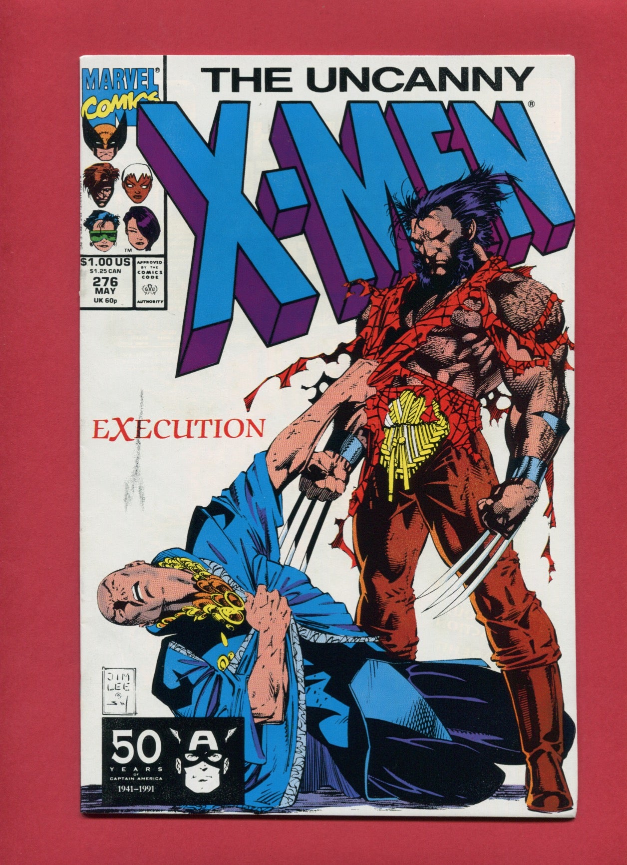 Uncanny X-Men #276 (May 1991), 7.5 VF-