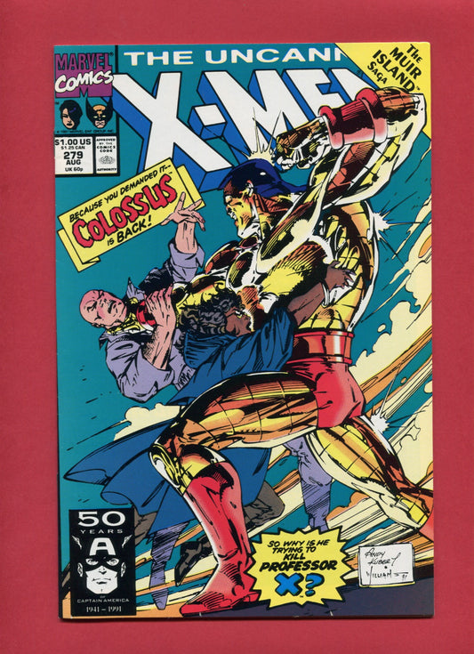Uncanny X-Men #279 (Aug 1991), 7.5 VF-