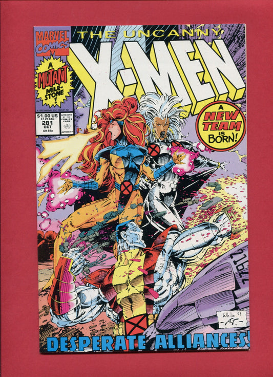 Uncanny X-Men #281 (Oct 1991), 9.2 NM-