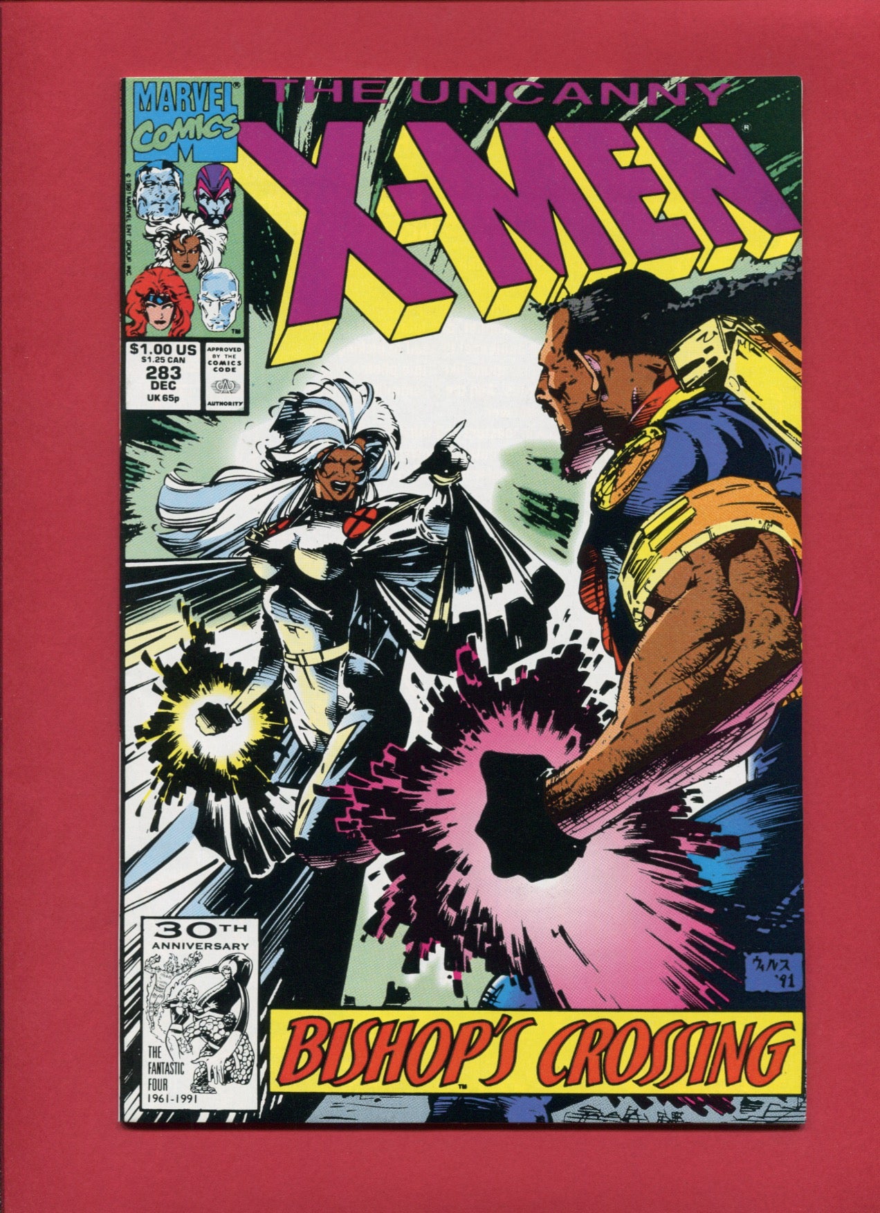 Uncanny X-Men #283 (Dec 1991), 7.5 VF-