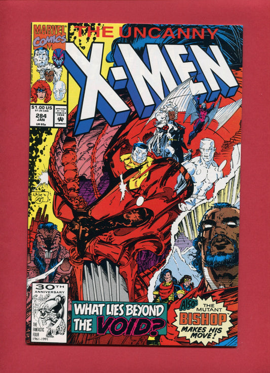 Uncanny X-Men #284 (Jan 1992), 9.2 NM-