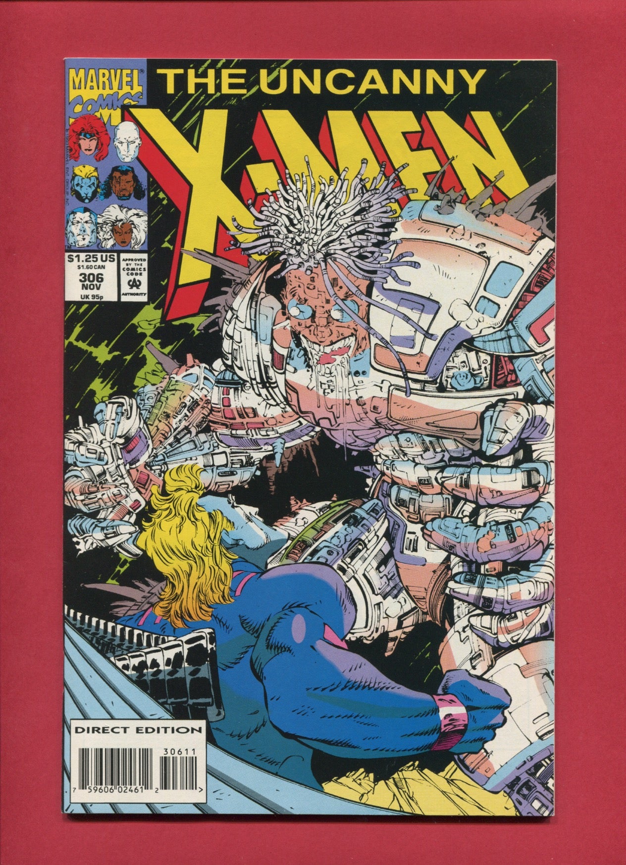 Uncanny X-Men #306 (Nov 1993), 9.2 NM-