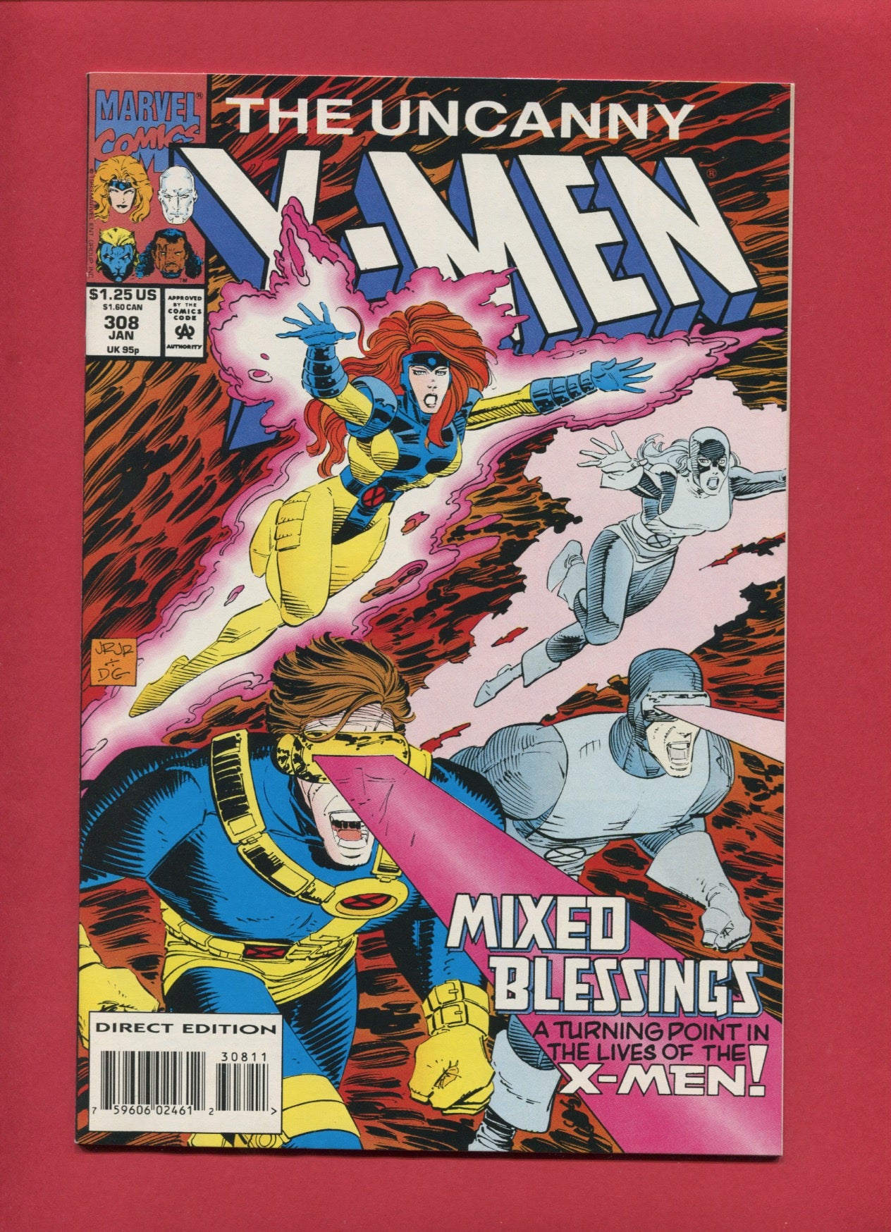 Uncanny X-Men #308 (Jan 1994), 9.2 NM-
