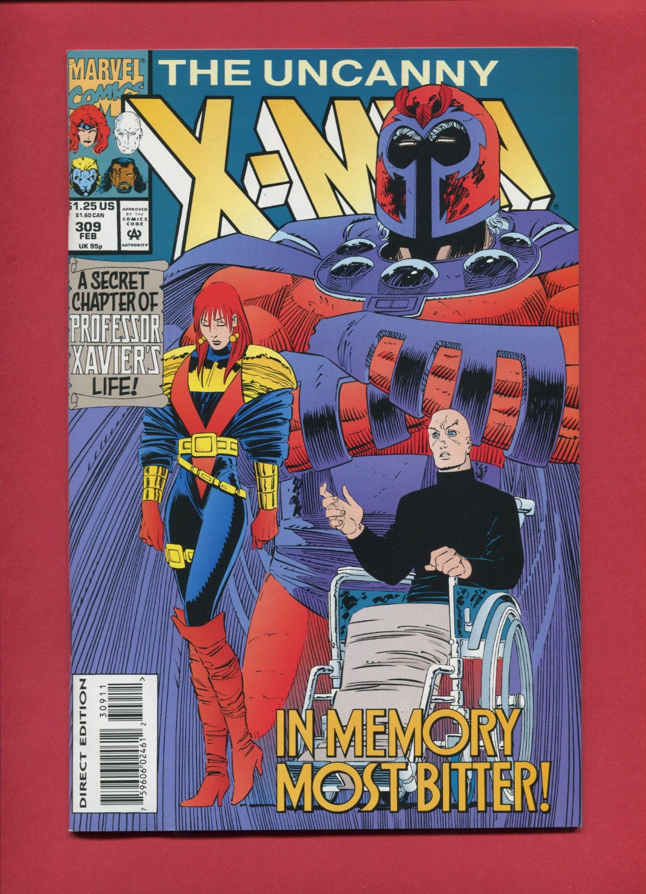 Uncanny X-Men #309 (Feb 1994), 9.2 NM-