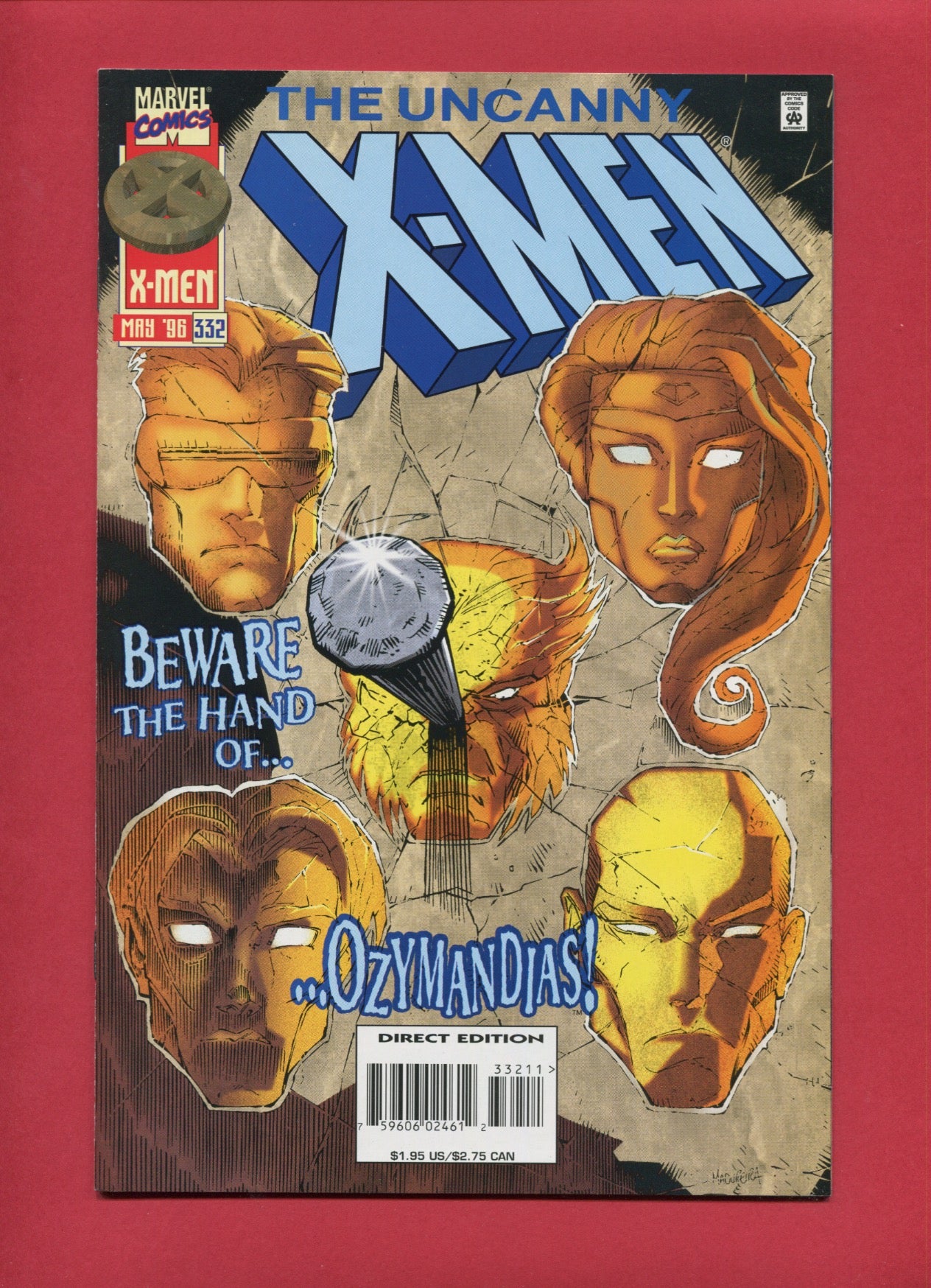 Uncanny X-Men #332 (May 1996), 9.2 NM-
