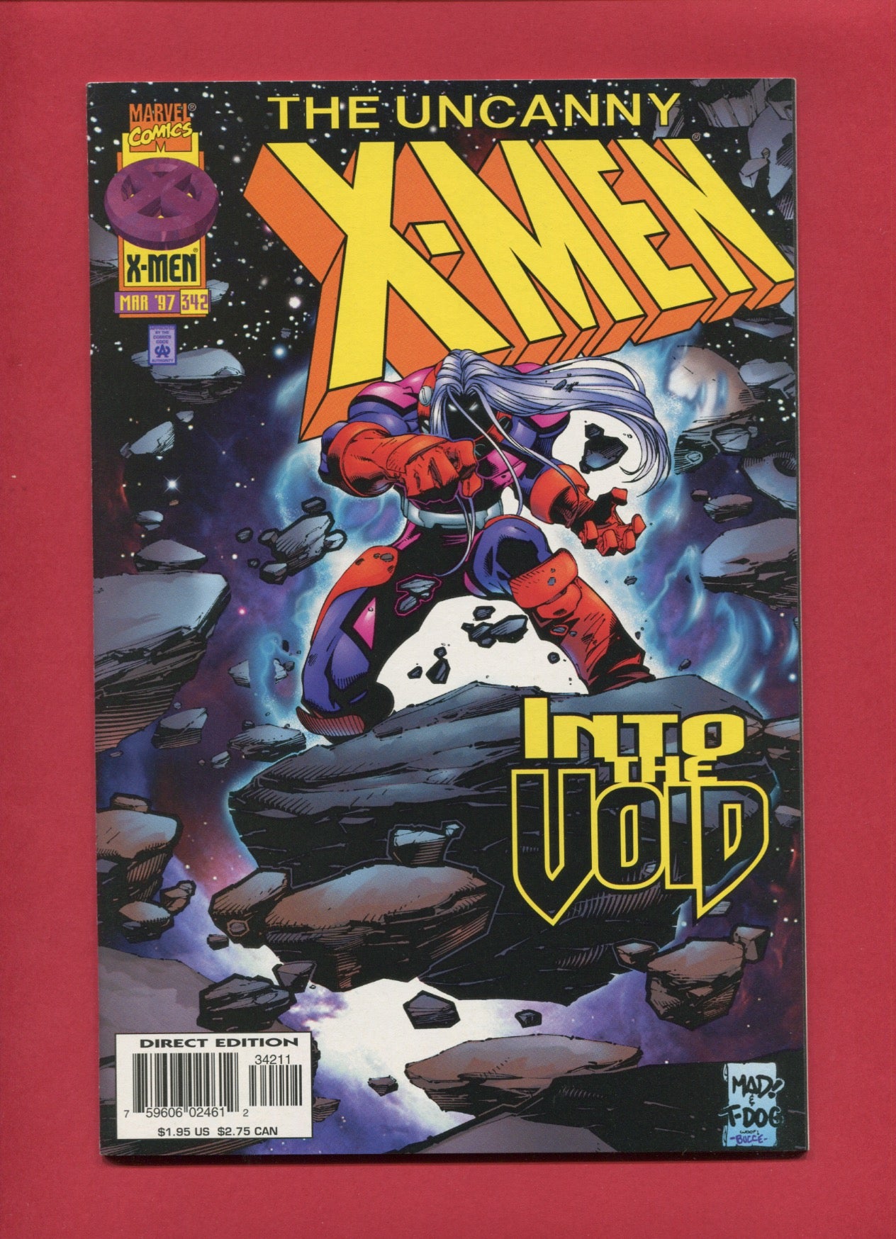 Uncanny X-Men #342 (Mar 1997), 9.2 NM-