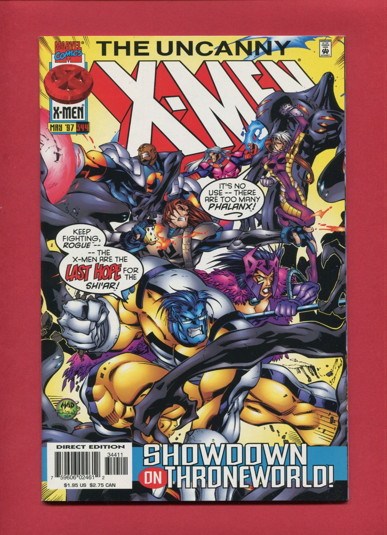 Uncanny X-Men #344 (May 1997), 9.2 NM-