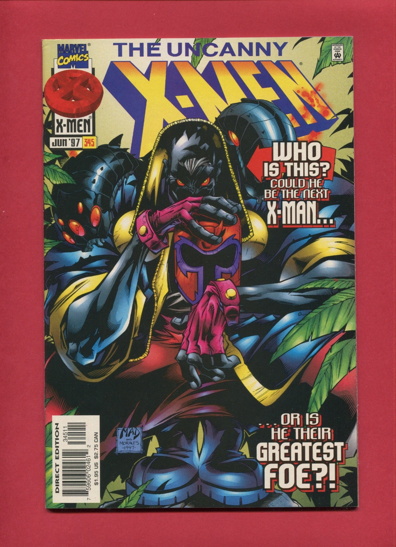 Uncanny X-Men #345 (Jun 1997), 9.2 NM-