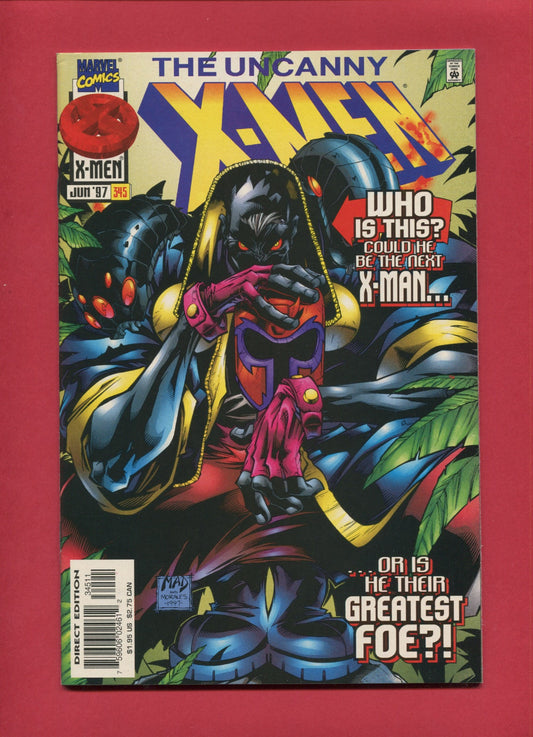 Uncanny X-Men #345 (Jun 1997), 9.2 NM-