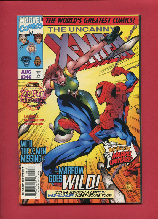 Uncanny X-Men #346 (Aug 1997), 9.2 NM-
