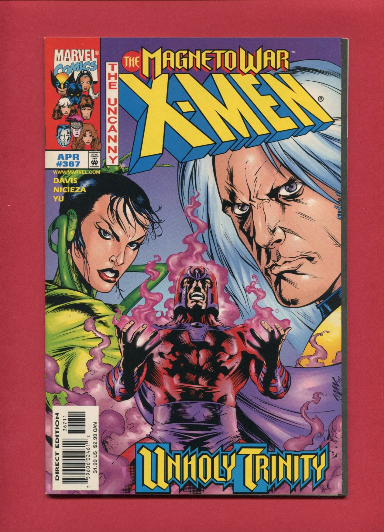 Uncanny X-Men #367 (Apr 1999), 9.2 NM-