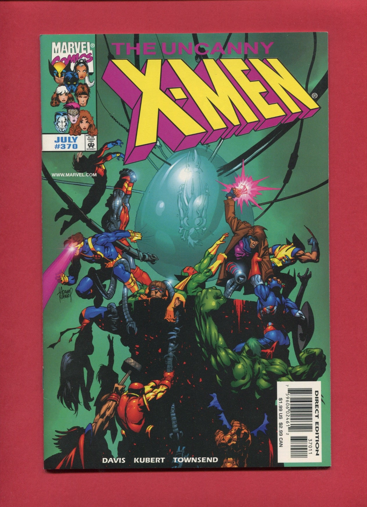 Uncanny X-Men #370 (Jul 1999), 9.2 NM-