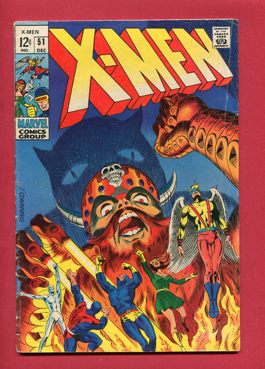 X-Men #51 (Dec 1968), 4.5 VG+